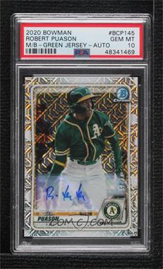 2020 Bowman - Chrome Prospects - Mega Box Mojo Refractor #BCP-145.3 - Image Variation Autograph - Robert Puason /25 [PSA 10 GEM MT]