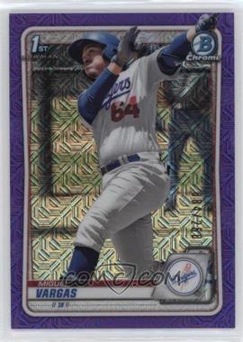 2020 Bowman - Chrome Prospects - Mega Box Purple Mojo Refractor #BCP-131 - Miguel Vargas /250