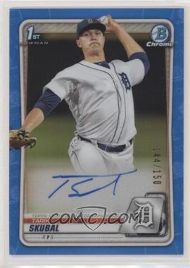 2020 Bowman - Chrome Prospects Autographs - Blue Refractor #CPA-TS - Tarik Skubal /150