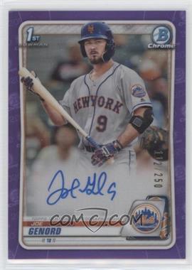 2020 Bowman - Chrome Prospects Autographs - Purple Refractor #CPA-JG - Joe Genord /250