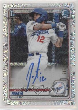 2020 Bowman - Chrome Prospects Autographs - Speckle Refractor #CPA-JA - Jacob Amaya /299