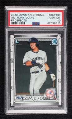 2020 Bowman - Chrome Prospects #BCP-139 - Anthony Volpe [PSA 10 GEM MT]