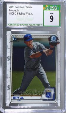 2020 Bowman - Chrome Prospects #BCP-25 - Bobby Witt Jr. [CSG 9 Mint]