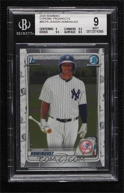 2020 Bowman - Chrome Prospects #BCP-8 - Jasson Dominguez [BGS 9 MINT]