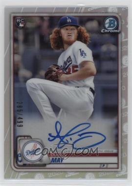 2020 Bowman - Chrome Rookie Autographs - Refractor #CRA-DM - Dustin May /499