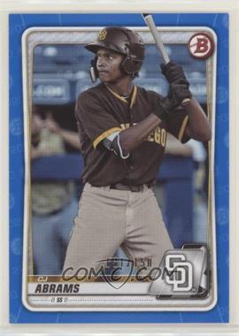 2020 Bowman - Prospects - Blue #BP-62 - CJ Abrams /150