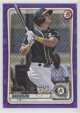 2020 Bowman - Prospects - Purple #BP-88 - Logan Davidson /250