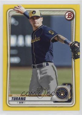 2020 Bowman - Prospects - Yellow #BP-35 - Brice Turang /75