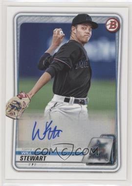 2020 Bowman - Prospects Autographs #PA-WS - Will Stewart