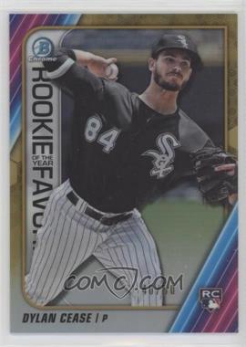 2020 Bowman - Rookie of the Year Favorites Chrome - Gold Refractor #ROYF-DC - Dylan Cease /50