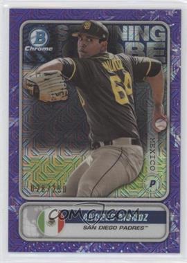 2020 Bowman - Spanning The Globe Chrome - Mega Box Purple Mojo Refractor #STG-AM - Andres Munoz /250