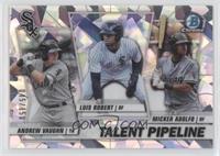 Micker Adolfo, Luis Robert, Andrew Vaughn #/150