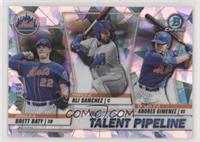 Ali Sanchez, Andres Gimenez, Brett Baty #/150