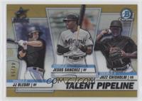 Jazz Chisholm, Jesus Sanchez, JJ Bleday #/50