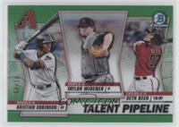 Kristian Robinson, Taylor Widener, Seth Beer #/99