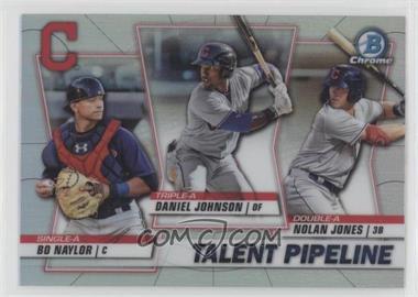 2020 Bowman - Talent Pipeline Trios Chrome #TP-CLE - Daniel Johnson, Nolan Jones, Bo Naylor