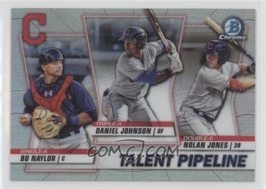 2020 Bowman - Talent Pipeline Trios Chrome #TP-CLE - Daniel Johnson, Nolan Jones, Bo Naylor