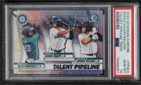 Jarred Kelenic, Julio Rodriguez, Aaron Knapp [PSA 10 GEM MT]