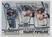 Jarred Kelenic, Julio Rodriguez, Aaron Knapp