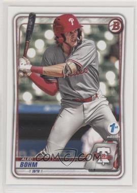 2020 Bowman 1st Edition - [Base] #BFE-29 - Alec Bohm