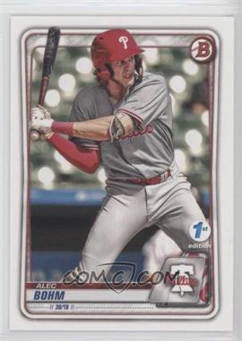 2020 Bowman 1st Edition - [Base] #BFE-29 - Alec Bohm