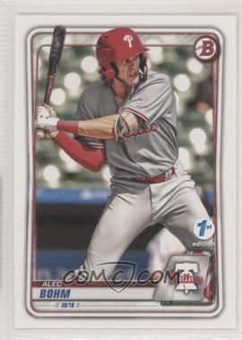 2020 Bowman 1st Edition - [Base] #BFE-29 - Alec Bohm