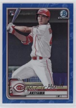 2020 Bowman Chrome - [Base] - Blue Refractor #71 - Shogo Akiyama /150