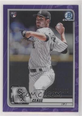 2020 Bowman Chrome - [Base] - Purple Refractor #72 - Dylan Cease /250