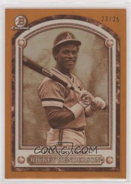 2020 Bowman Chrome - Farm to Fame - Orange Refractor #FTF-RH - Rickey Henderson /25