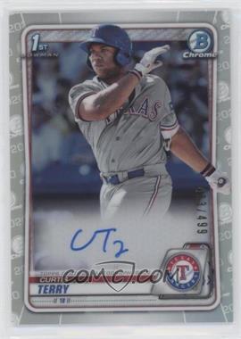 2020 Bowman Chrome - Prospect Autographs - Refractor #CPA-CT - Curtis Terry /499