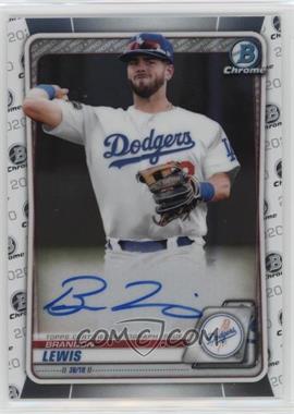 2020 Bowman Chrome - Prospect Autographs #CPA-BL.2 - Brandon Lewis