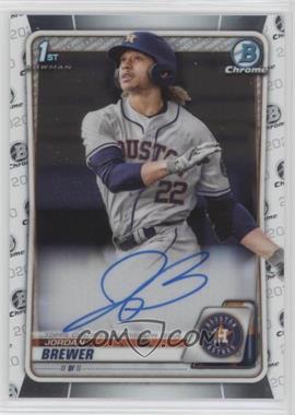 2020 Bowman Chrome - Prospect Autographs #CPA-JBR - Jordan Brewer