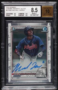 2020 Bowman Chrome - Prospect Autographs #CPA-MH - Michael Harris [BGS 8.5 NM‑MT+]