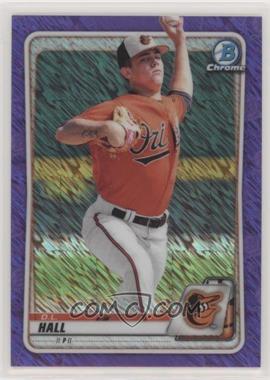 2020 Bowman Chrome - Prospects - Purple Shimmer Refractor #BCP-238 - D.L. Hall