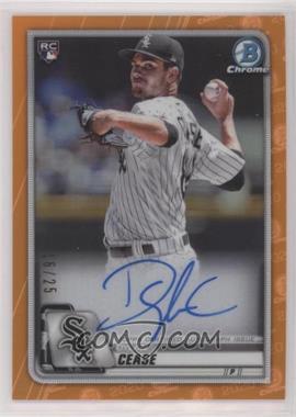 2020 Bowman Chrome - Rookie Autographs - Orange Refractor #CRA-DC - Dylan Cease /25