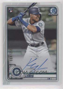 2020 Bowman Chrome - Rookie Autographs - Refractor #CRA-KL - Kyle Lewis /499