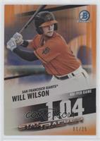 Will Wilson #/25