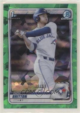 2020 Bowman Chrome Draft Sapphire Edition - [Base] - Green #BD-158 - Zach Britton /50