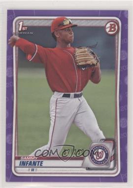 2020 Bowman Draft - [Base] - Purple Border #BD-48 - Sammy Infante /250