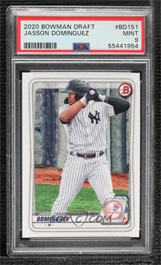 2020 Bowman Draft - [Base] #BD-151.1 - Jasson Dominguez [PSA 9 MINT]