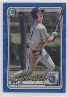 2020 Bowman Draft - Chrome - Blue Refractor #BD-152 - Bobby Witt Jr. /150