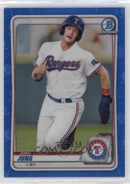 2020 Bowman Draft - Chrome - Blue Refractor #BD-197 - Josh Jung /150