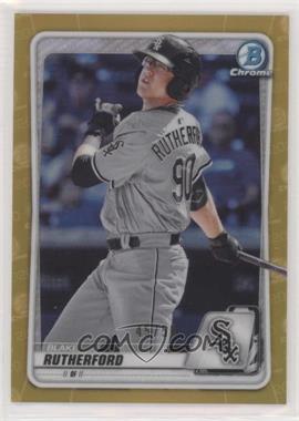 2020 Bowman Draft - Chrome - Gold Refractor #BD-172 - Blake Rutherford /50