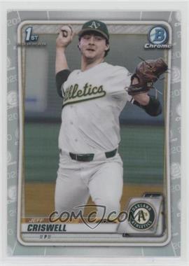 2020 Bowman Draft - Chrome - Refractor #BD-134 - Jeff Criswell