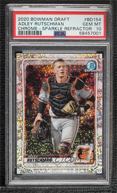 2020 Bowman Draft - Chrome - Sparkle Refractor #BD-154 - Adley Rutschman [PSA 10 GEM MT]