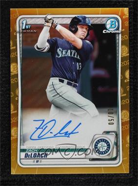 2020 Bowman Draft - Chrome Draft Picks Autographs - Gold Refractor #CDA-ZD - Zach DeLoach /50