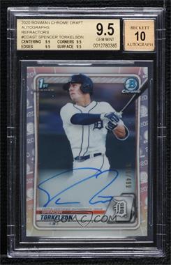 2020 Bowman Draft - Chrome Draft Picks Autographs - Refractor #CDA-ST - Spencer Torkelson /499 [BGS 9.5 GEM MINT]