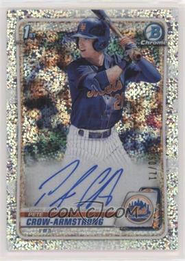 2020 Bowman Draft - Chrome Draft Picks Autographs - Sparkle Refractor #CDA-PC - Pete Crow-Armstrong /71