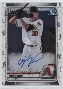 2020 Bowman Draft - Chrome Draft Picks Autographs #CDA-AV - AJ Vukovich