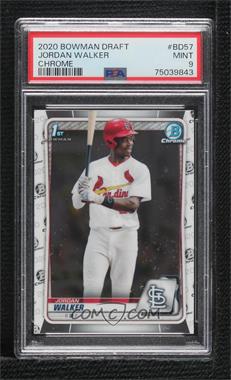 2020 Bowman Draft - Chrome #BD-57 - Jordan Walker [PSA 9 MINT]